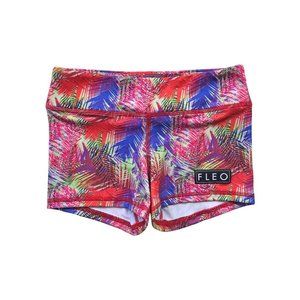 FLEO Leaf Shorts Sz L NWT